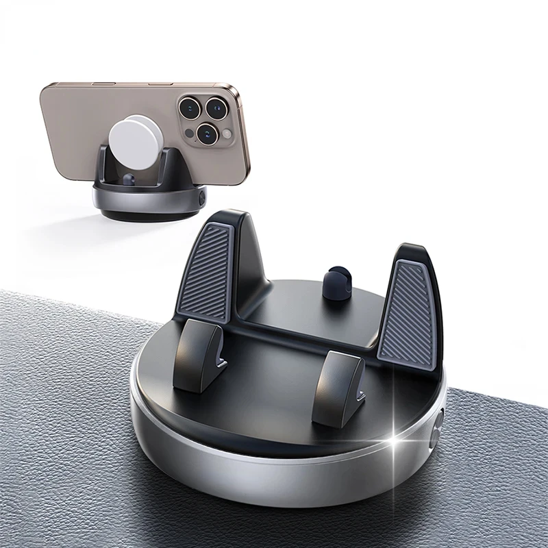 

rgnae Dashboard Car Phone Mount Holder Mini One-Handed Operation Car Navigation Holder For 4.7-7'' Phones 360° Rotation