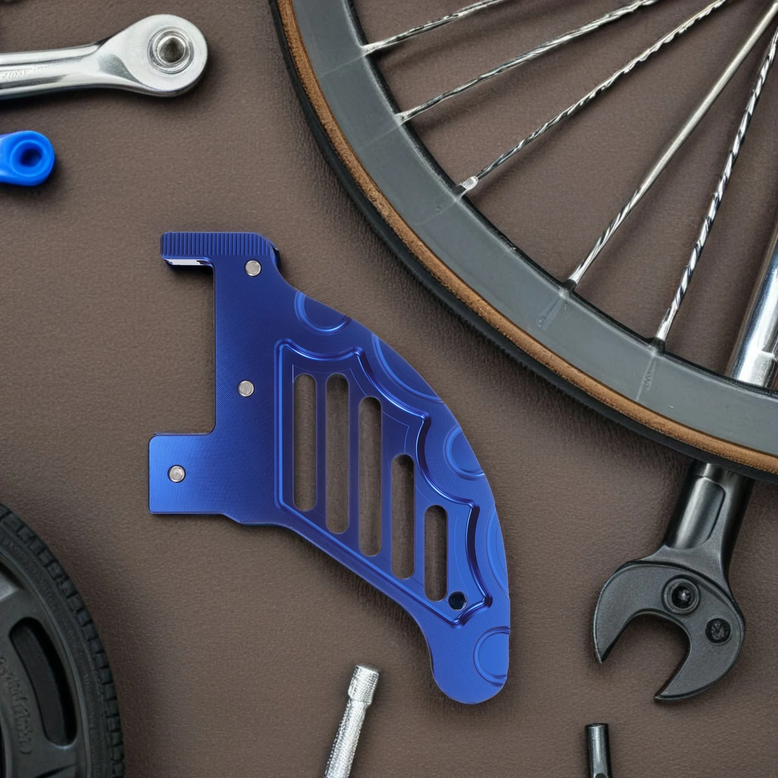 

Protector Bike Aluminum Alloy For Blue Dirt Bike Disc Brake Cover - Motorcycle Brake Disc Protective