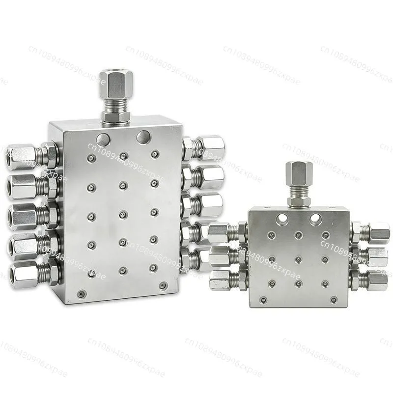 Progressive Grease Distributor Divider Dispensing Valve Uniform Fuel Supply For Punch Press Centralized Grease Lubrication Parts
