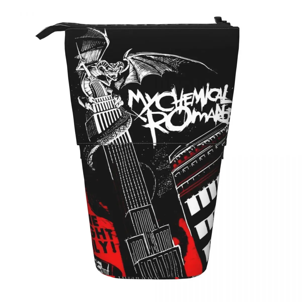 

Kawaii Rock Band C-Chemicals Romances пенал для мальчиков и девочек Dead Emo популярный стиль большая вместительная коробка для ручек школьные принадлежности