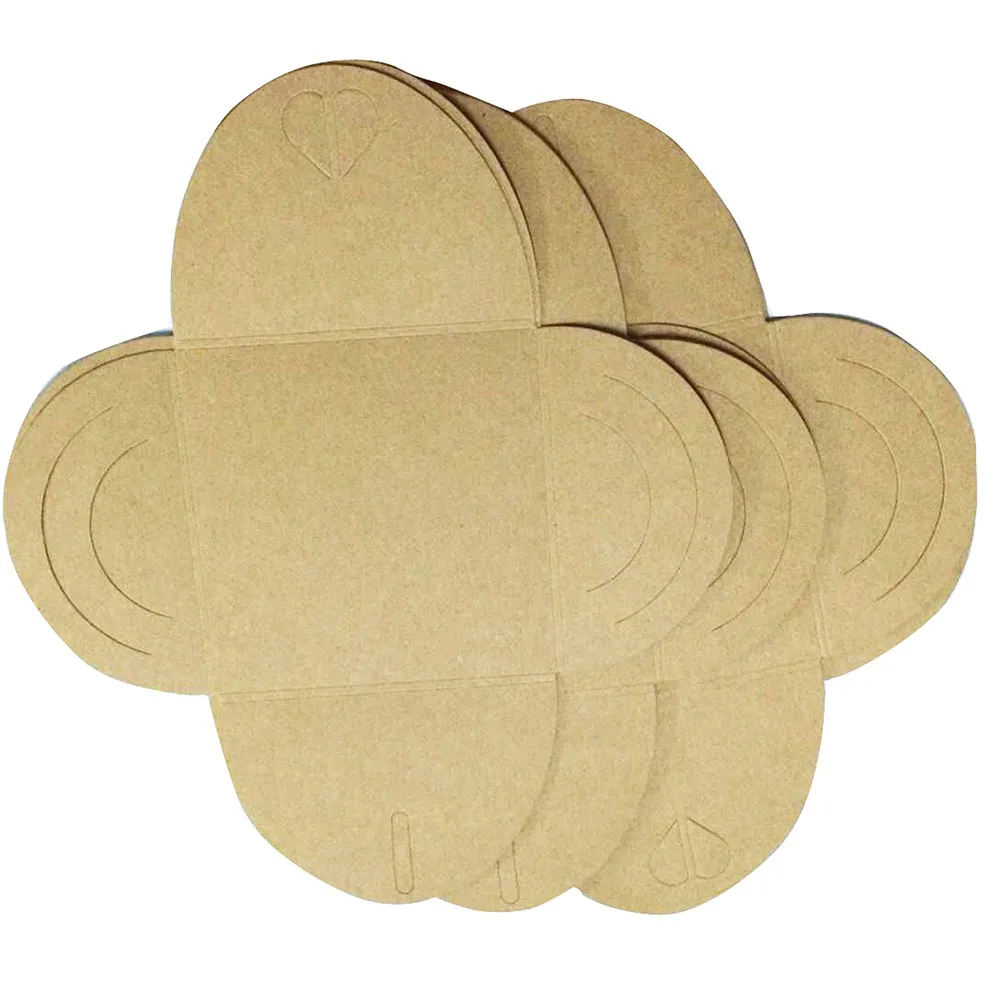 

50Pcs Cd Kraft Paper Sleeves 13x13cm Kraft Board Holder Sleeve Vintage Style Extra Space Dvd Packaging for Business Gifts