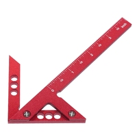Center Finder Woodworking Square 45/90 Degree Right Angle Line Gauge Wood Tool-Inch