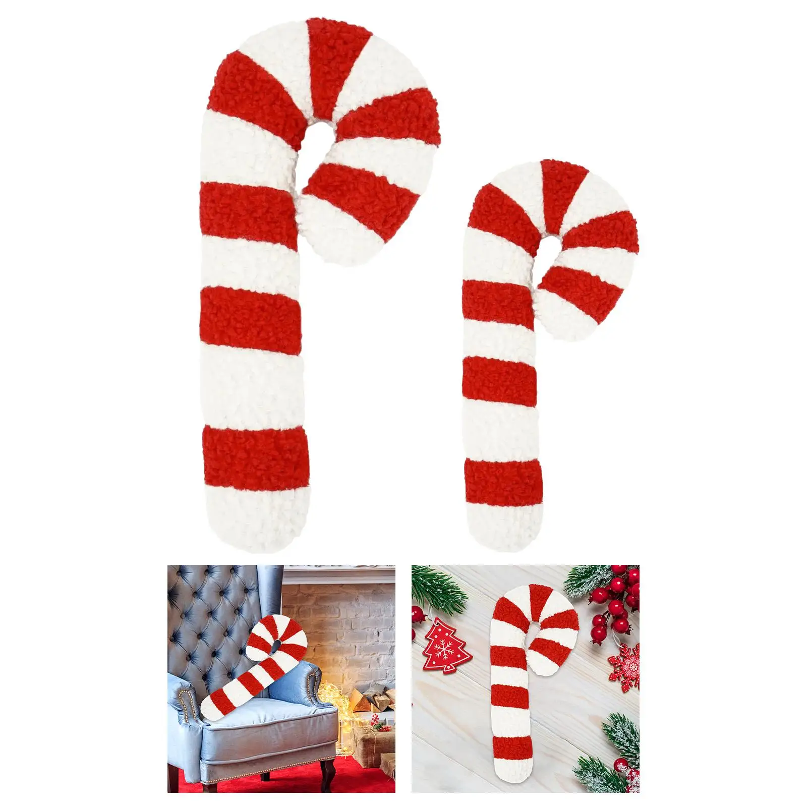 Candy Cane Pillow Creative for Valentine's Day Gifts Birthday Gifts Kids Toy