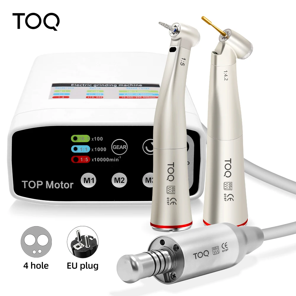 Dental Brushless Led Micro Motor Electric Machine Set Internal Water Spray E-type Contra Angle Handpiece Clinical Equipment