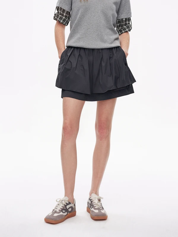 

Брюки-юбка AVVENN: летние, с высокой талией, прямые, повседневные, от GoGoBuyer, ручная работа