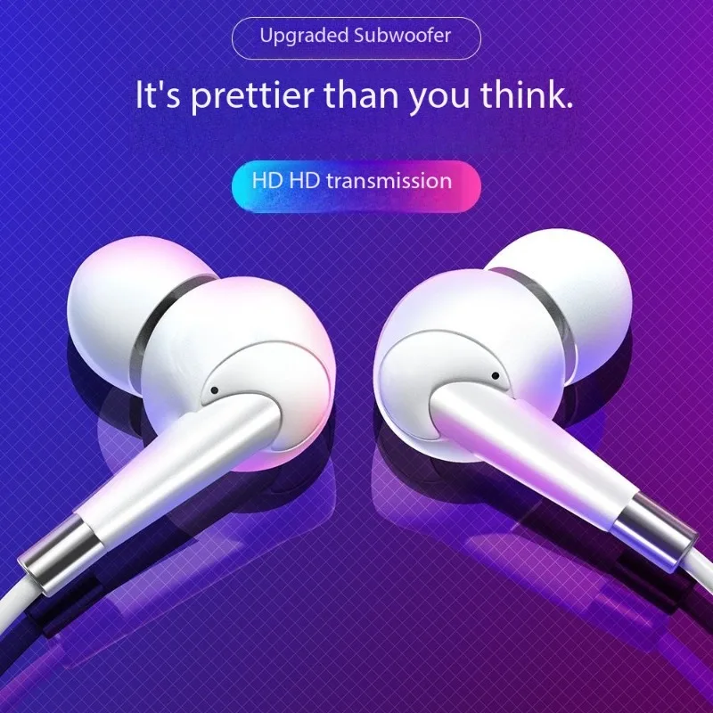 유선 마이크 내장 노이즈 감소 게이밍 이어폰 이미지