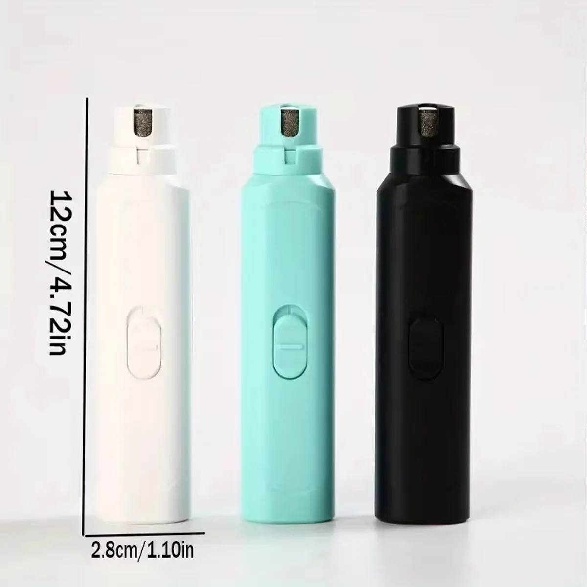 Electric Pet Nail Grinder Dogs Claw Care Pets Battery Model Nail Trimmer 2-Speed Grinder for Small Medium Large Dogs Cats Pets