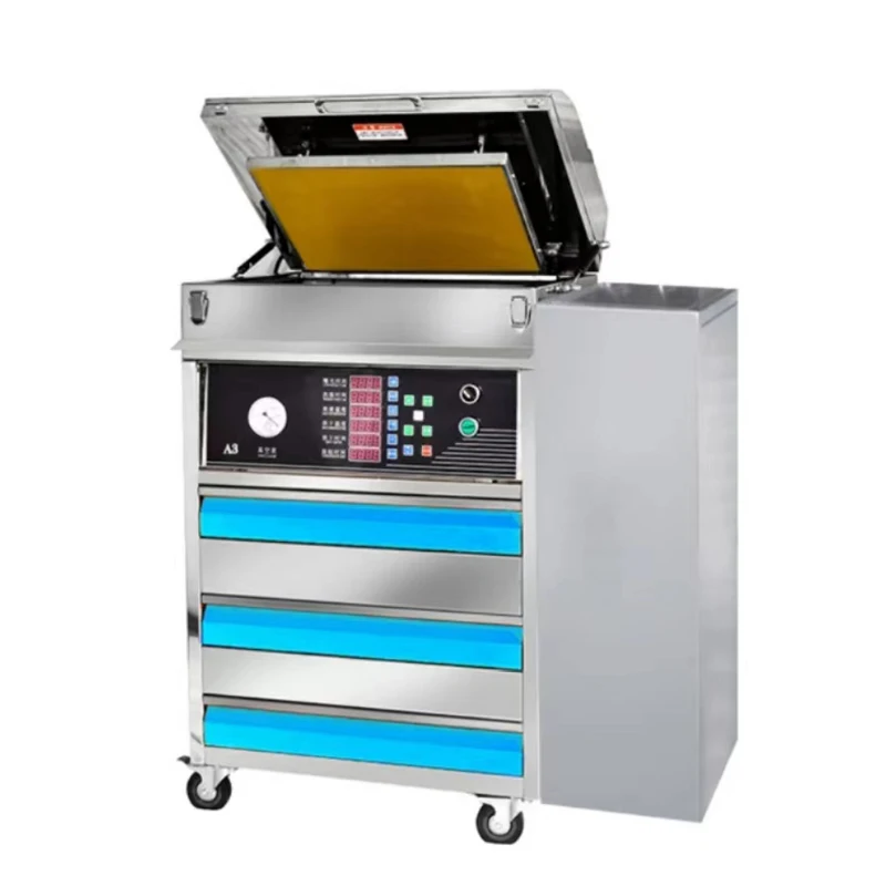 Eco-friendly A3 Water Circulation Flexo Plate Making Machine for Screen Printing Machine 4 in 1 Flexo Plate Making Machine