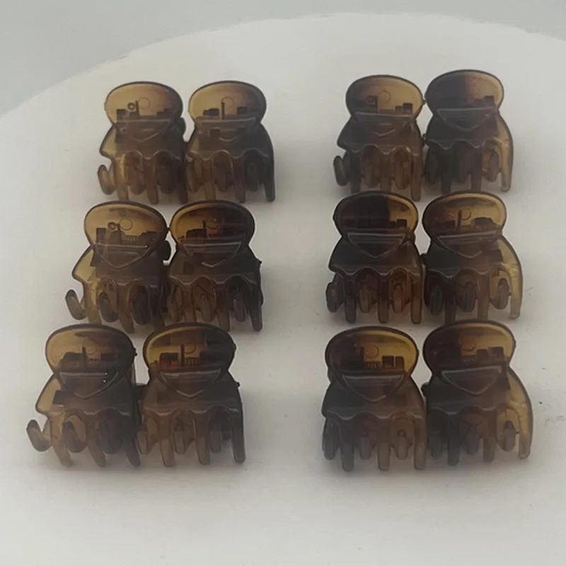12 teile/satz süße kleine Haar Krallen clips für Mädchen Mini Haars pange Klaue Kinder Haar Krabben Dame Kinder Haarnadeln Prinzessin Haarschmuck – Detail 11
