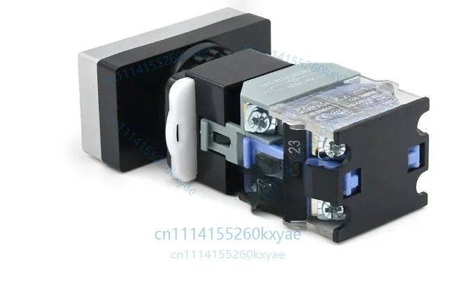 Silver Dot LA38-11D/RG Self-Reset Double Button with Light Start Stop Button Power Start Switch 110v, 220v, 380v blue background