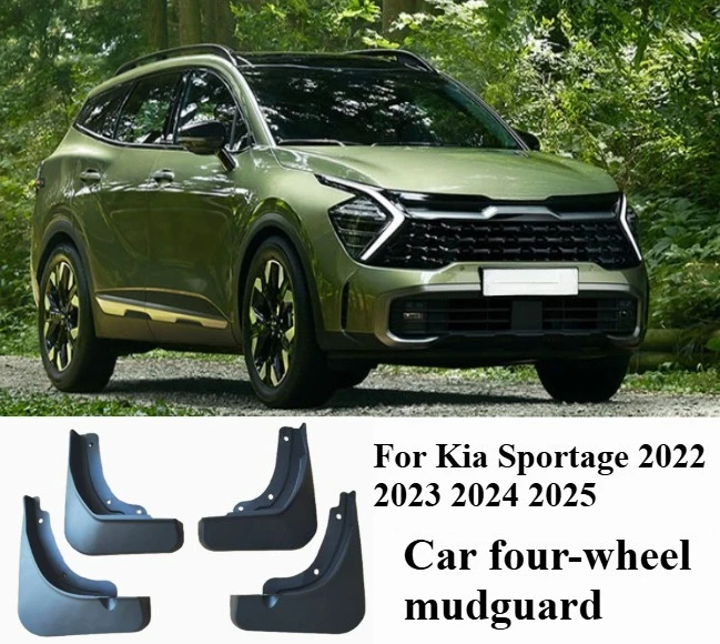 

For Kia Sportage 2022 2023 2024 2025 Car four-wheel mudguard frontand rear wheels anti siltwear-resistant and durable