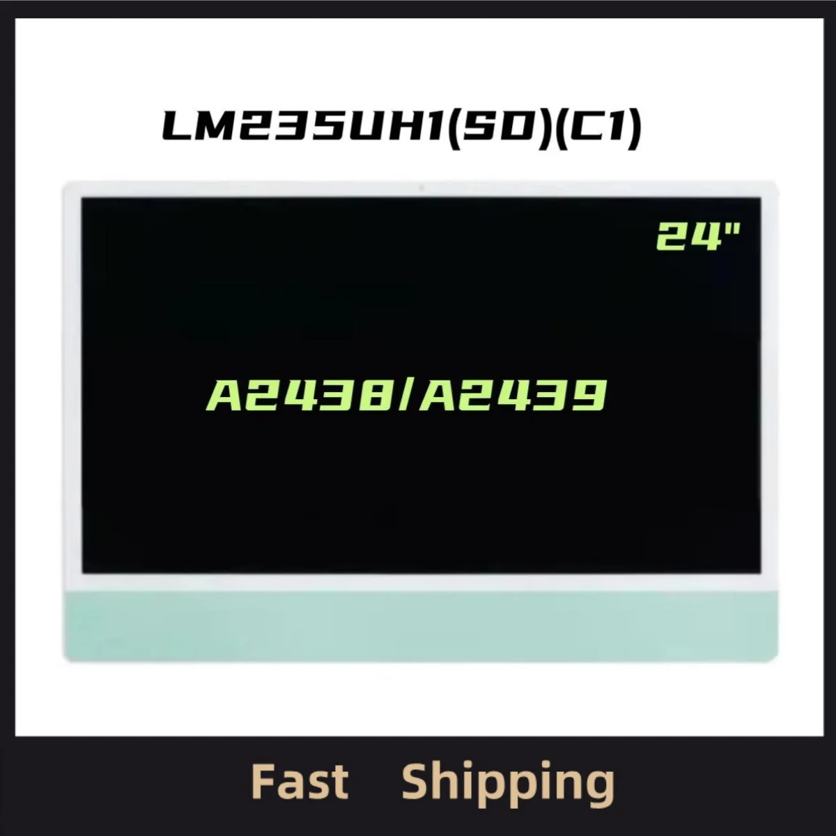 

LM235UH1(SD)(C1) для iMac A2438 A2439 24 "5K ЖК-экран в сборе 2021 год синий зеленый розовый серебристый оранжевый желтый фиолетовыйOri