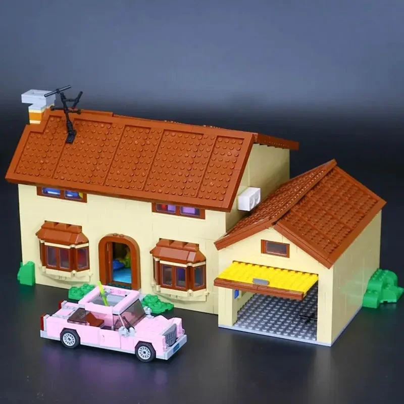 The Supermarket House And Kwik E Mart Building Blocks Bricks 16004 16005 Christmas Toy Gift Compatible 71006 71016