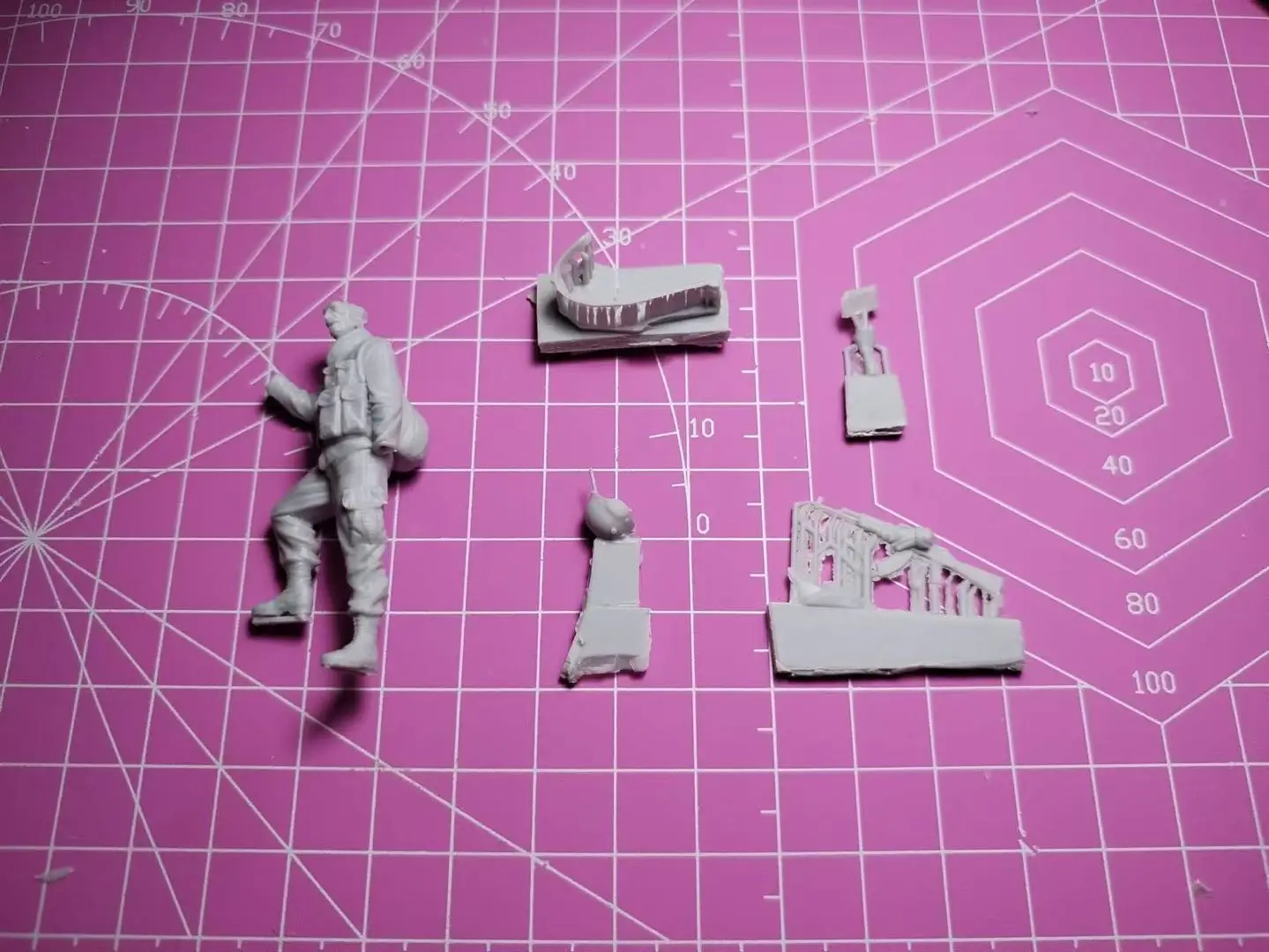 Figurine GK en résine 1/35, kit non assemblé et non peint