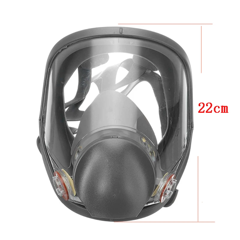 6800Anti-Fog Dustproof Full Face Gas Mask Painting Spraying Respirator 5N11 Filter 501 Adapter Holder Safety Work Formaldehyde