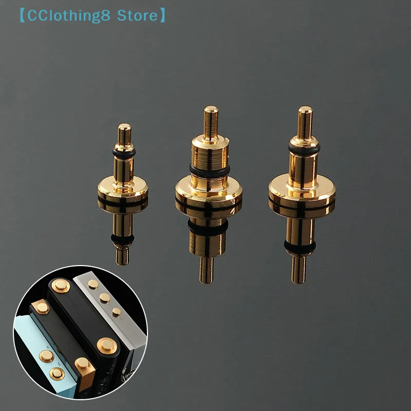 Accesorios de tapón antipolvo para auriculares, de latón chapado en oro, 2,5/3,5/4,4 MM, para IRiver SP3000T SP3000 SP3000M【AliS8】