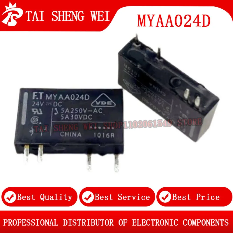 5Pcs MYAA024D Relay…