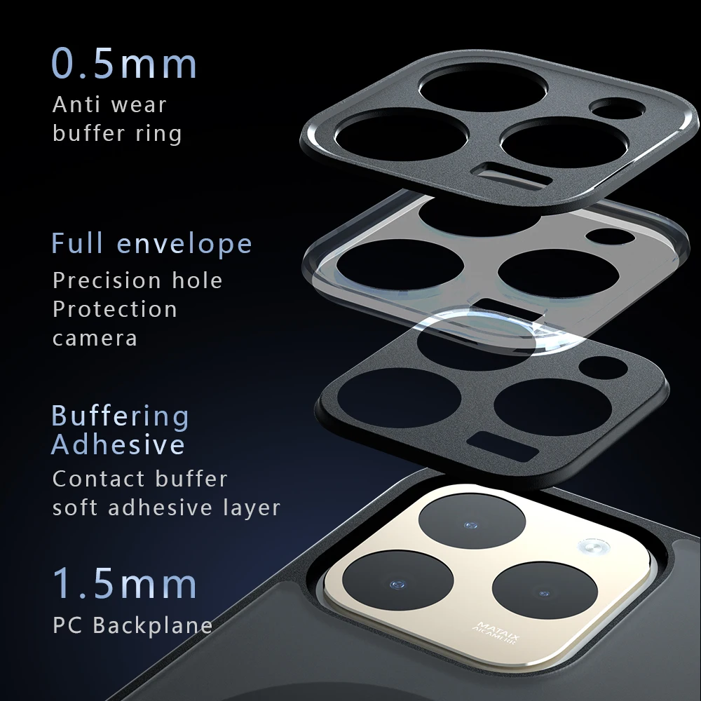 Per Realme 15T Custodia Nuovo Semplice Sensazione Della Pelle Smerigliato Magnetico Airbag Anti-Goccia Della Copertura Per Realme 15T Antiurto Paraurti Funda