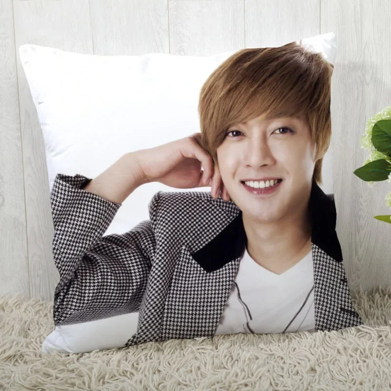 Kim Hyun Joong Federa per cuscino Personalizza Federa decorativa per la casa moderna per soggiorno 45X45 cm, 12,24