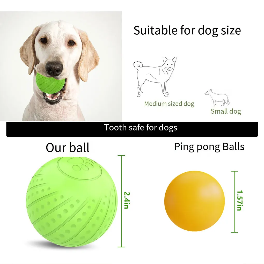 Remote Control Pet Ball Automatic Obstacle Avoidance Strong Battery Which Are Good For Teeth English blue Remote control