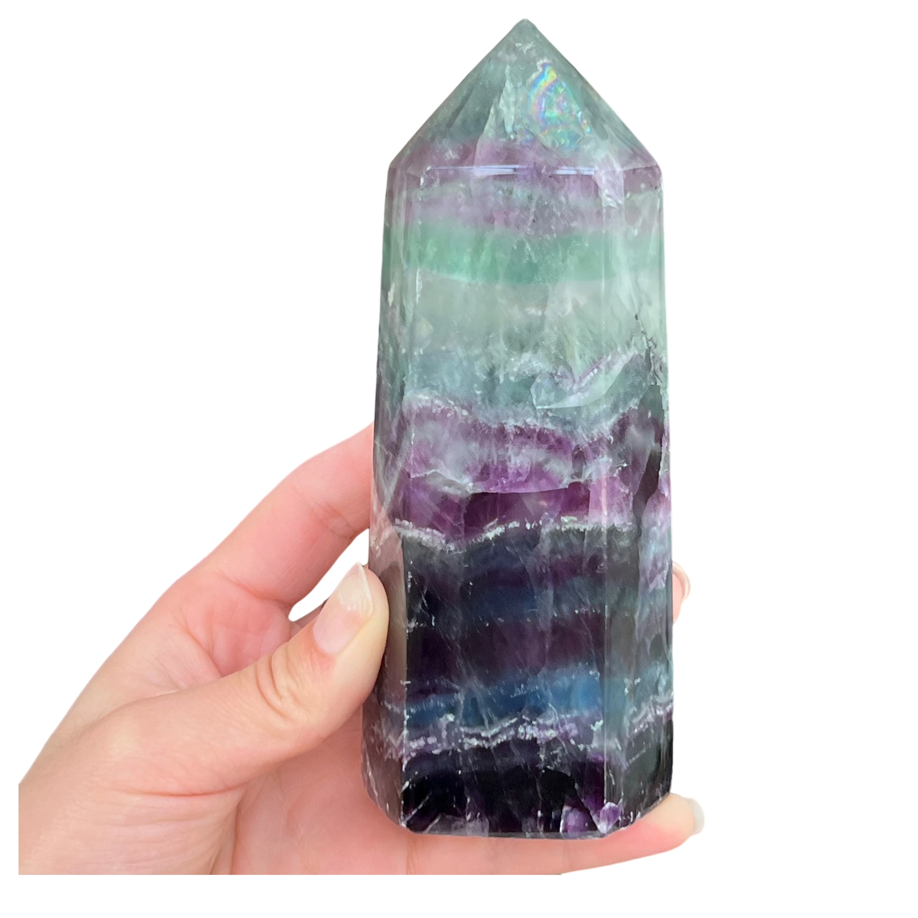 

Large Green Fluorite Powerful Crystal Tower Gem Point Metaphysical Obelisk Crystal Protection Healing Meditation Gifts