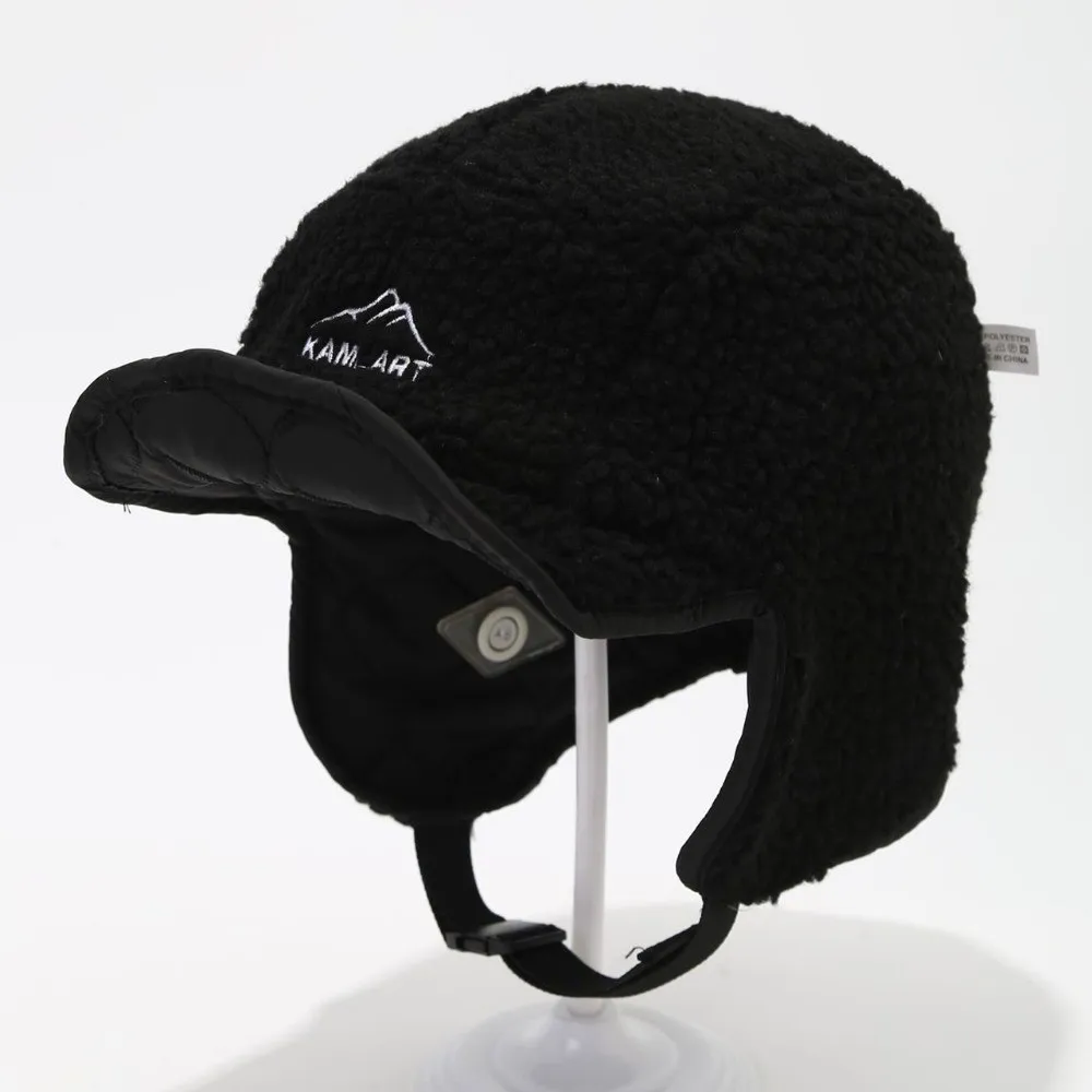 

Модная двусторонняя термошапка для велоспорта, флисовая утепленная зимняя шапка для активного отдыха, ветрозащитная, сохраняющая тепло, для мужчин