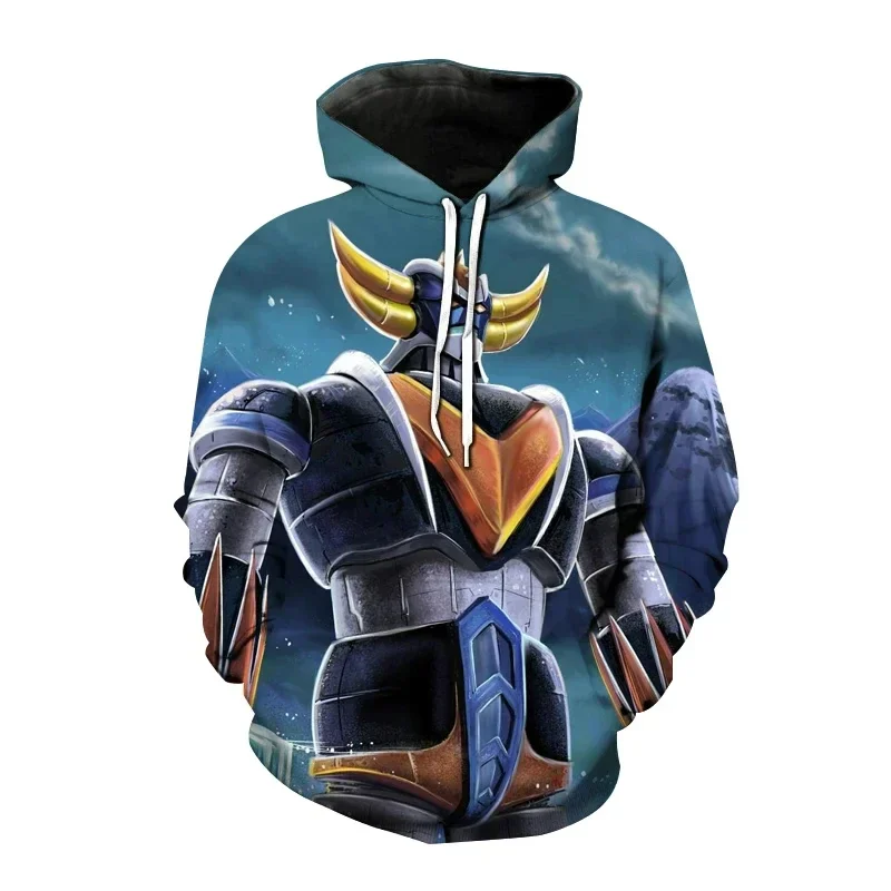 2023 new 3D Print Sweatshirt Goldorak Hoodies Anime Grendizer Hoodie Men Women Fashion Streetwear Harajuku Boy kids Clothes