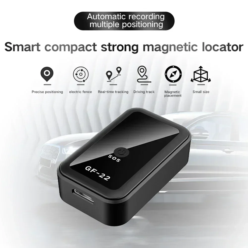 GF22 GPS Tracker Anti-Loss Real-Time Tracking Device Magnetic Anti-Theft Positioner Automatic Alarm GeoFence Route History