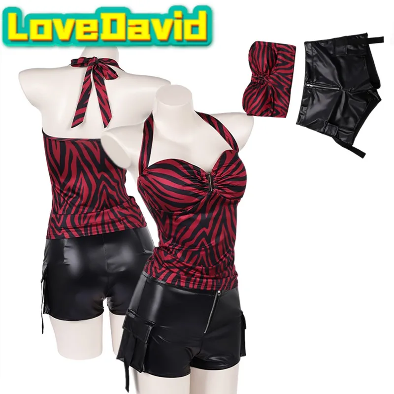 Costume de cosplay Nikki Obsession Fantasia 2026 pour femme adulte, ensemble haut et short, déguisement pour Halloween, carnaval et fête