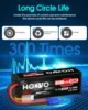 Hoovo-Lipoバッテリー,ハードケース付き,3s,11.1v,6500mah,120c,rc,ec5プラグ,スケール車両,車,2個と互換性があります 6