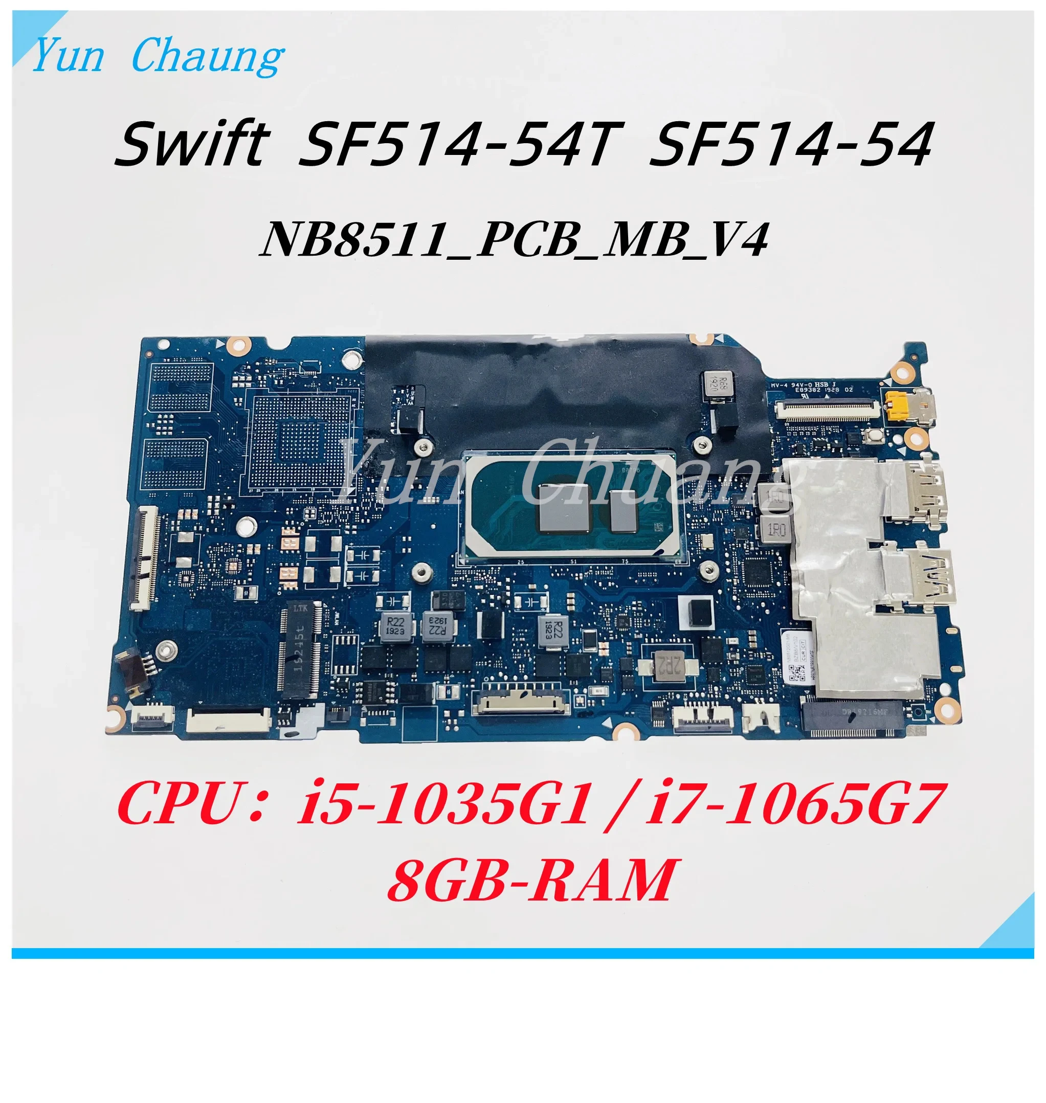 NB8511 PCB MB V4 Mainboard For Acer Swift SF514-54T SF514-54