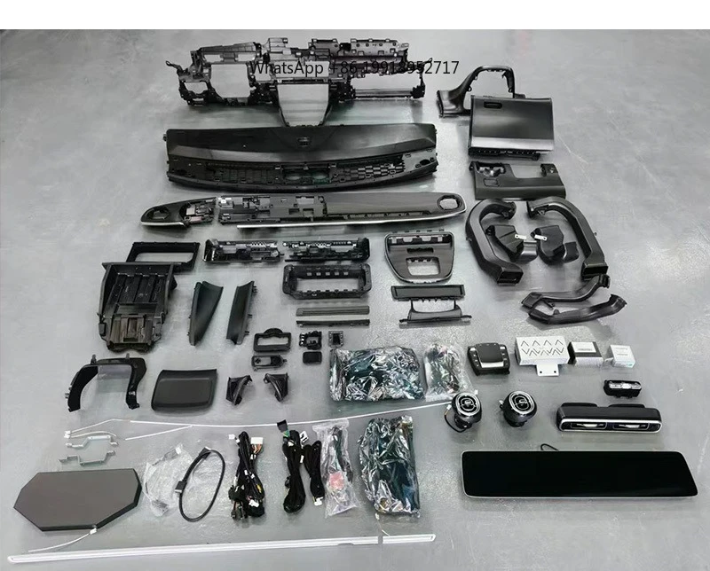 For V Class W447 to W448 Interior Upgrade Kit Full LCD Screen Air Vent Ambient Light 1:1 Facelift Fit Vito V250 V260