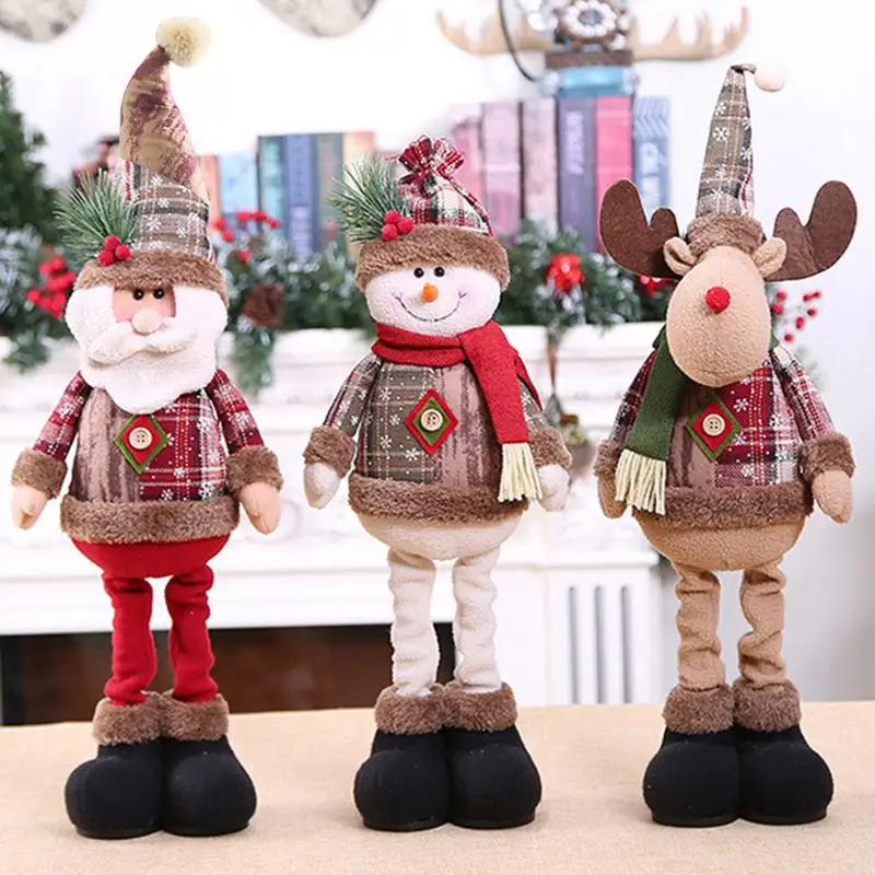 Christmas Dolls Innovative Elk Santa Snowman Decor Table Xmas Ornaments Merry Christmas Decorations 2025 New Year Gifts