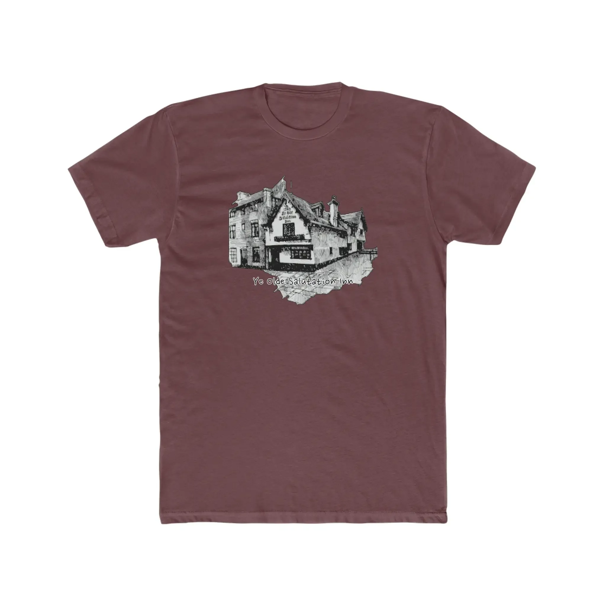 Ye Olde Salutation Inn U K Britain Oldest Bar Pub Men S Cotton Crew T Shirt Not…