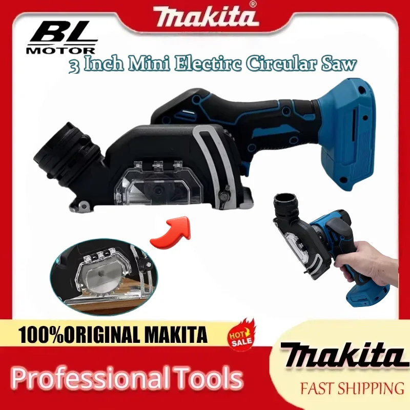 

Makita 19500RPM 3 Inch Angle Grinder Cordless Electric Cut Off Tool Tile Cutter for Wood Tile Plastic Tool For 18V Battery