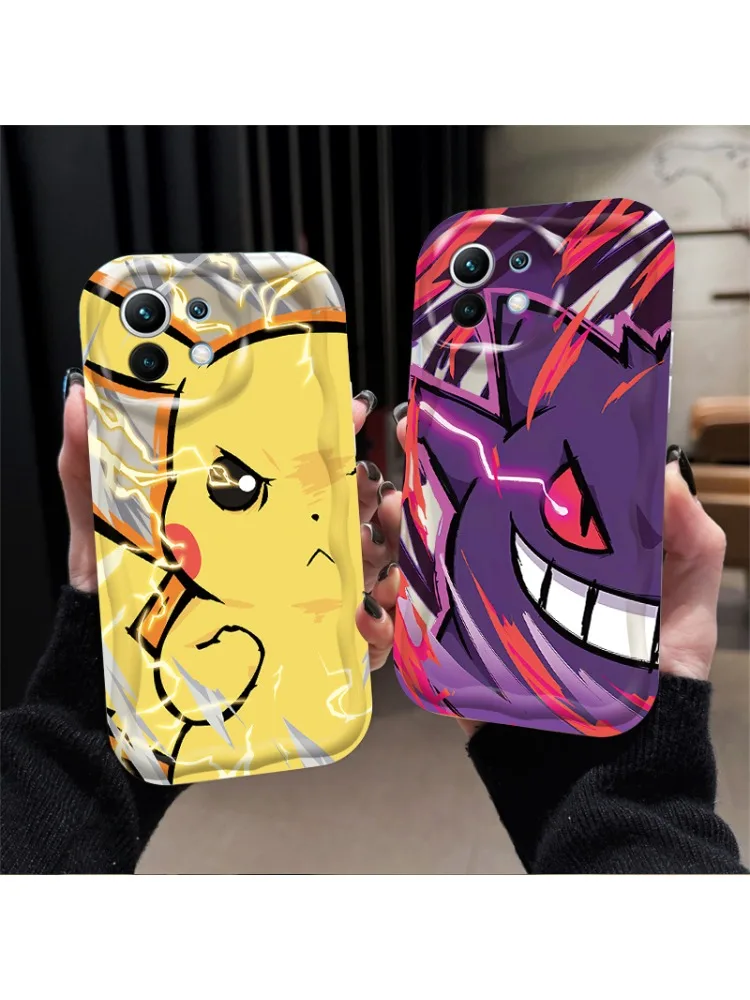 P-Pokemon écureuil coque de téléphone pour Xiaomi POCO X7 X6 X5 X3 NFC F7 Ultra F6 F5 Pro F4 F3 GT M5S C65 C75 M3 M4 M5S M6 M7 Pro 4G 5G