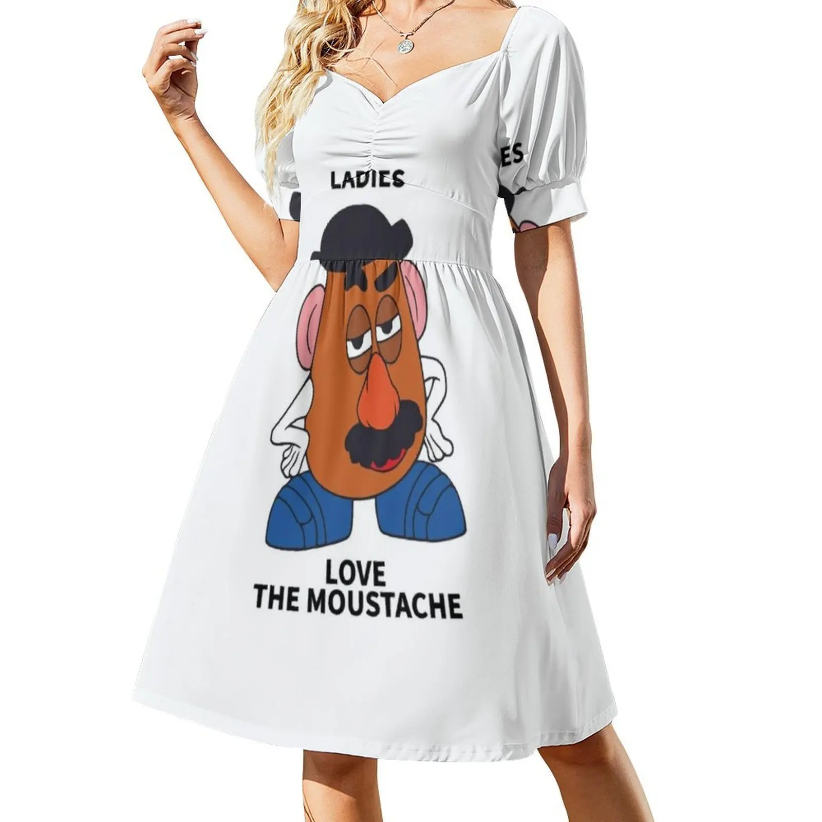 هدية للنساء، لعبة السيد أ البطاطس، هدايا جرافيك لطيفة، فستان حفلات نسائي، ملابس نادي مطبوعة عصرية للإناث #2