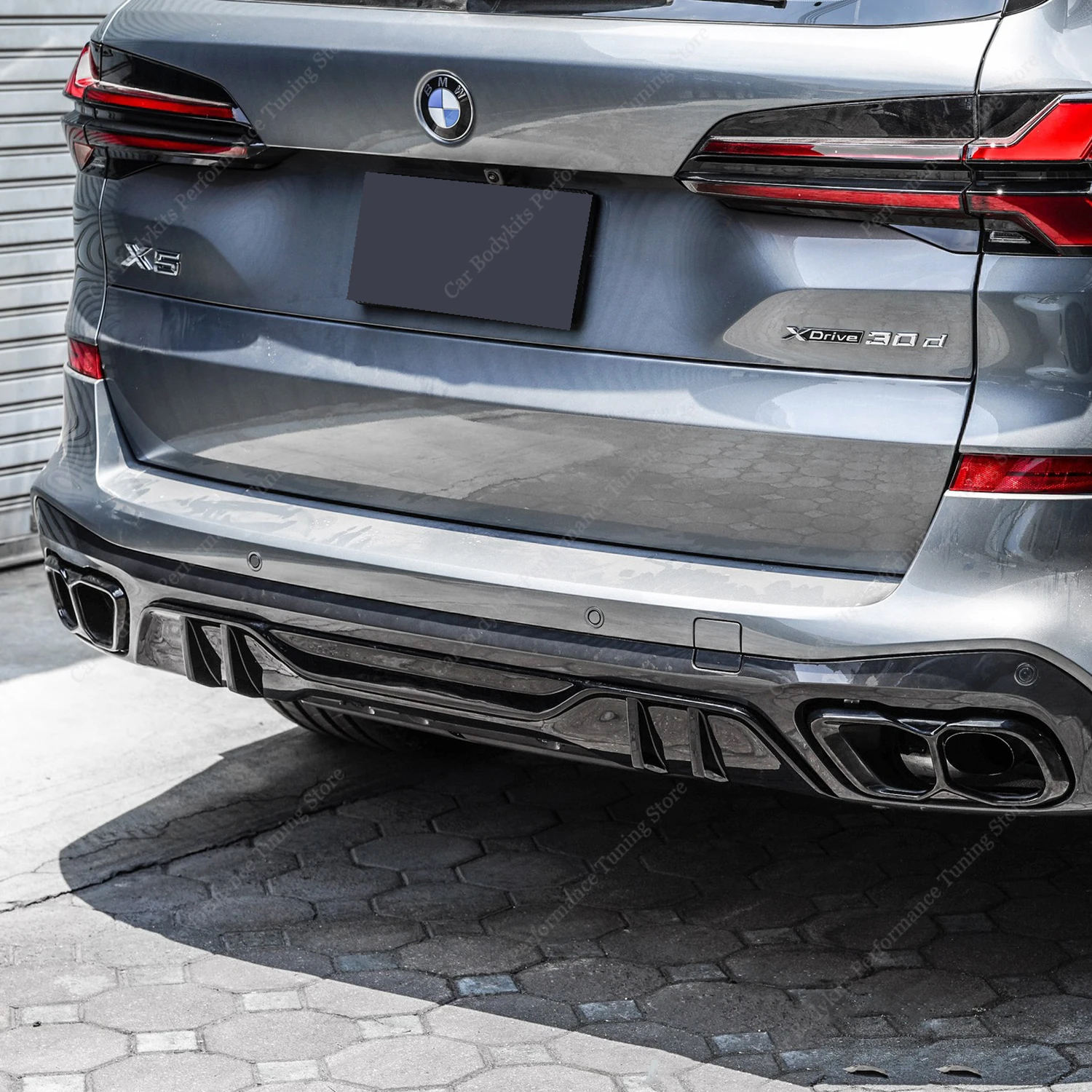 グロスブラック MP スタイルリアディフューザー BMW X5 G05 M60i M60d