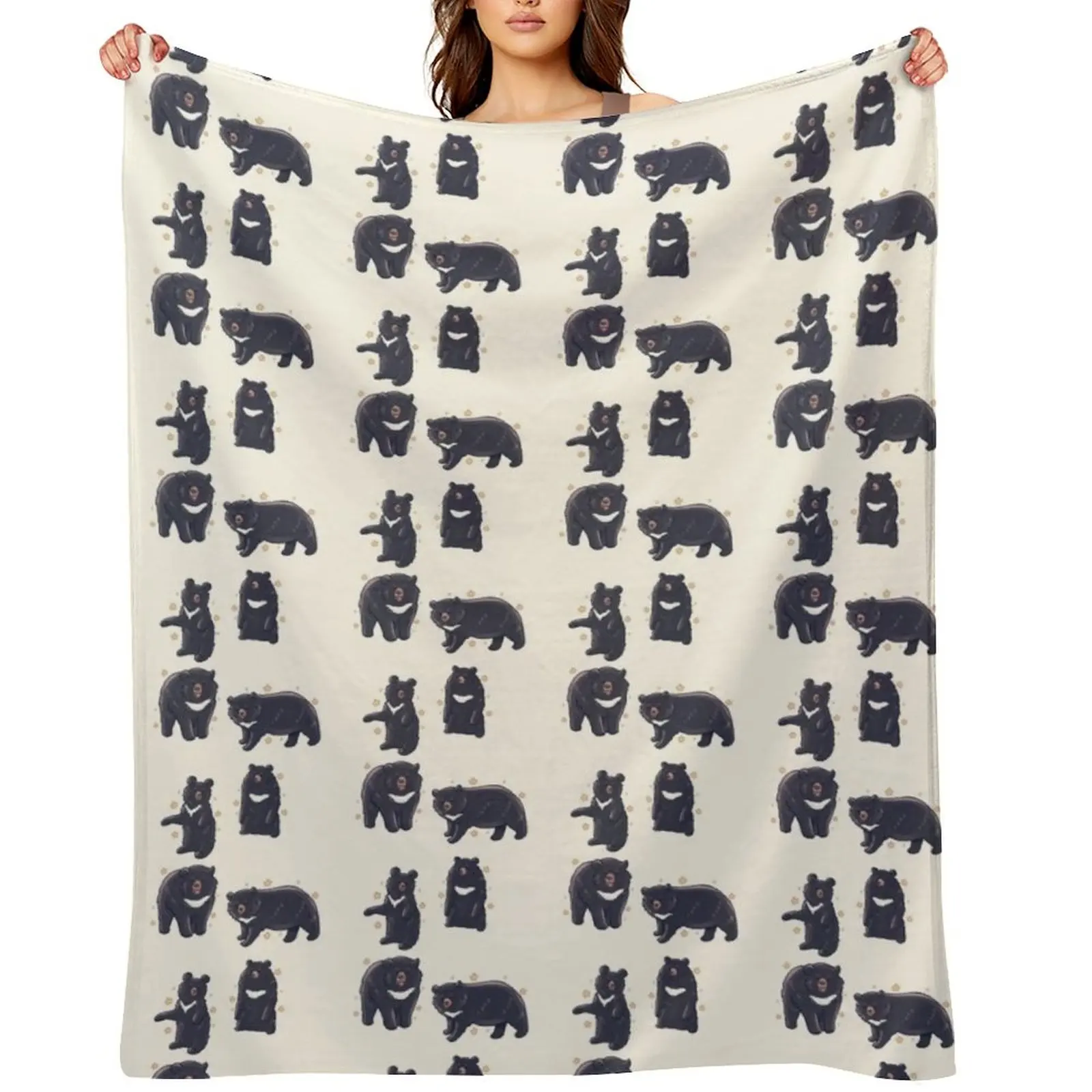 

Moon bear pack Throw Blanket Blankets For Baby Soft Big For Baby Thin Blankets