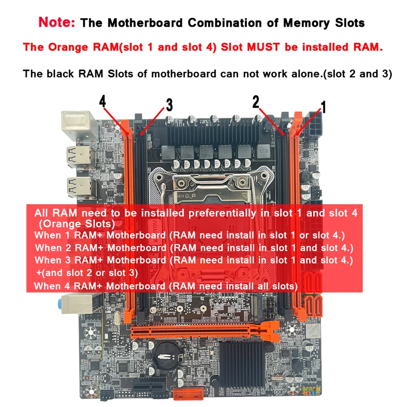 X99D4M LGA 2011-3 Комплект материнской платы xeon E5 2640 V4 Комплект 32 ГБ (4 шт.*8 ГБ) 2133 МГц DDR4 Память X99 Чипсет E5 2640V4 Материнская плата DIY