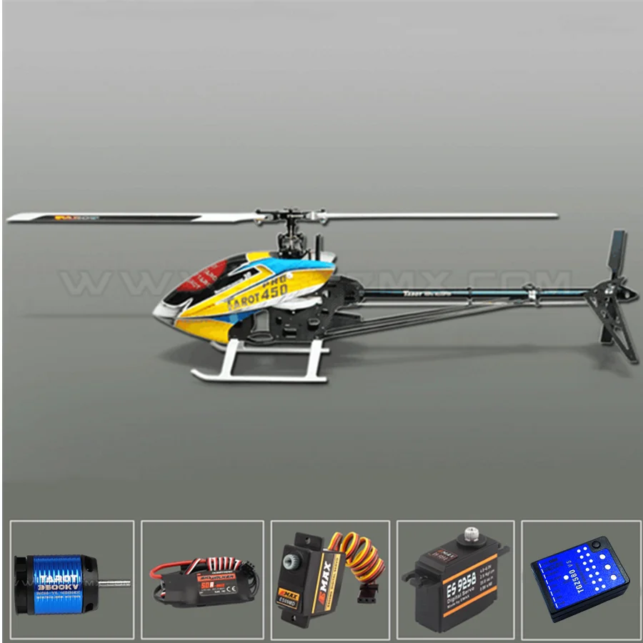 TAROT 450 PRO V2 FBL Flybarless RC 6CH Helicopter TL20006