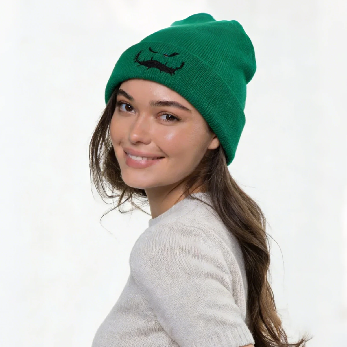 Elastische Strickmütze, Unisex-Mütze ohne Umschlag, Warme Pull-On-Kappe für Reiseoutfits – Detail 5