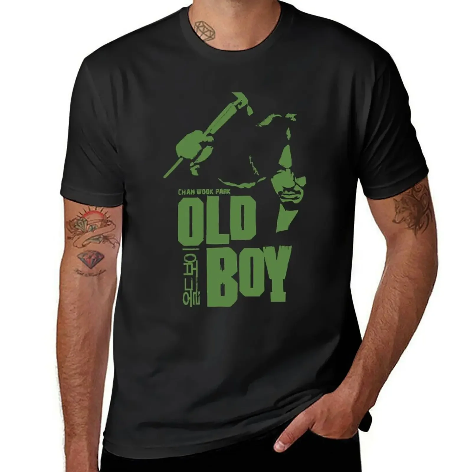 

Oldboy T-Shirt sweat Anime t-shirt affliction shirts fashion shirts mens big and tall t shirts