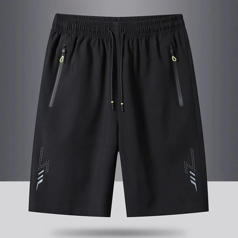 Plus Size Summer Men's Sport Shorts Cool Sportswear Running Shorts Casual Bottoms Gym Fitness Training Jogging Short Pants Men