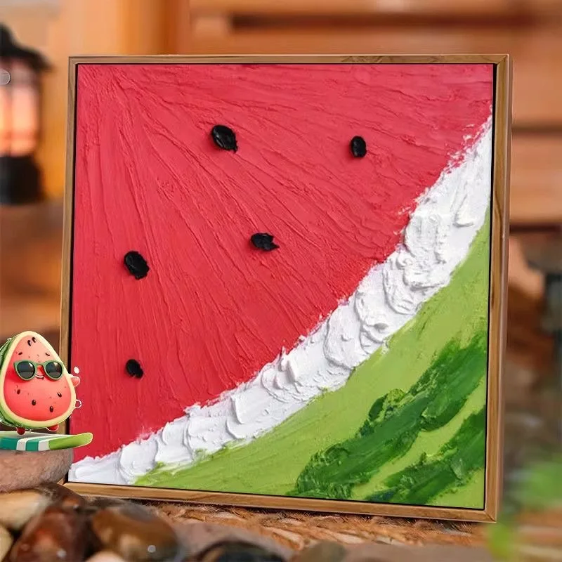 

A6110 Lively and fresh flower bouquet painting.