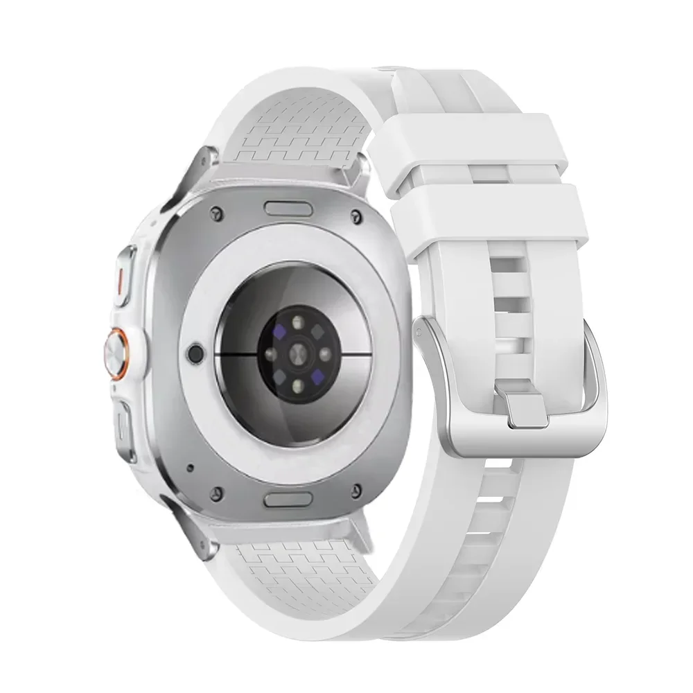 Cinturino in silicone per Samsung Galaxy Watch Ultra 47mm Bracciale di ricambio Galaxy Watch 2025 Ultra 47mm Accessori Cintura