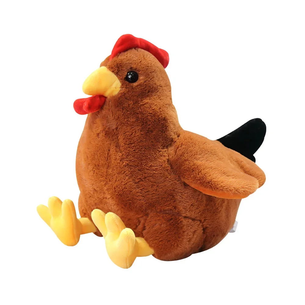 30CM Really Big Rooster Doll Cute Chick Plush Toy Poultry Animal