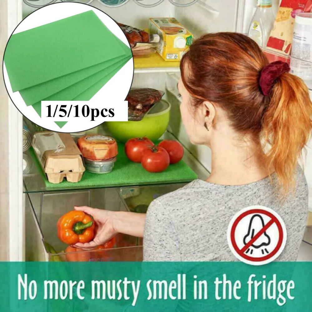 1/5/10Pcs Refrigerator Pad Waterproof Mat Drawer Liner Cabinet Non Slip Table Cover Mats Sponge Protector Shelving Cupboard Line