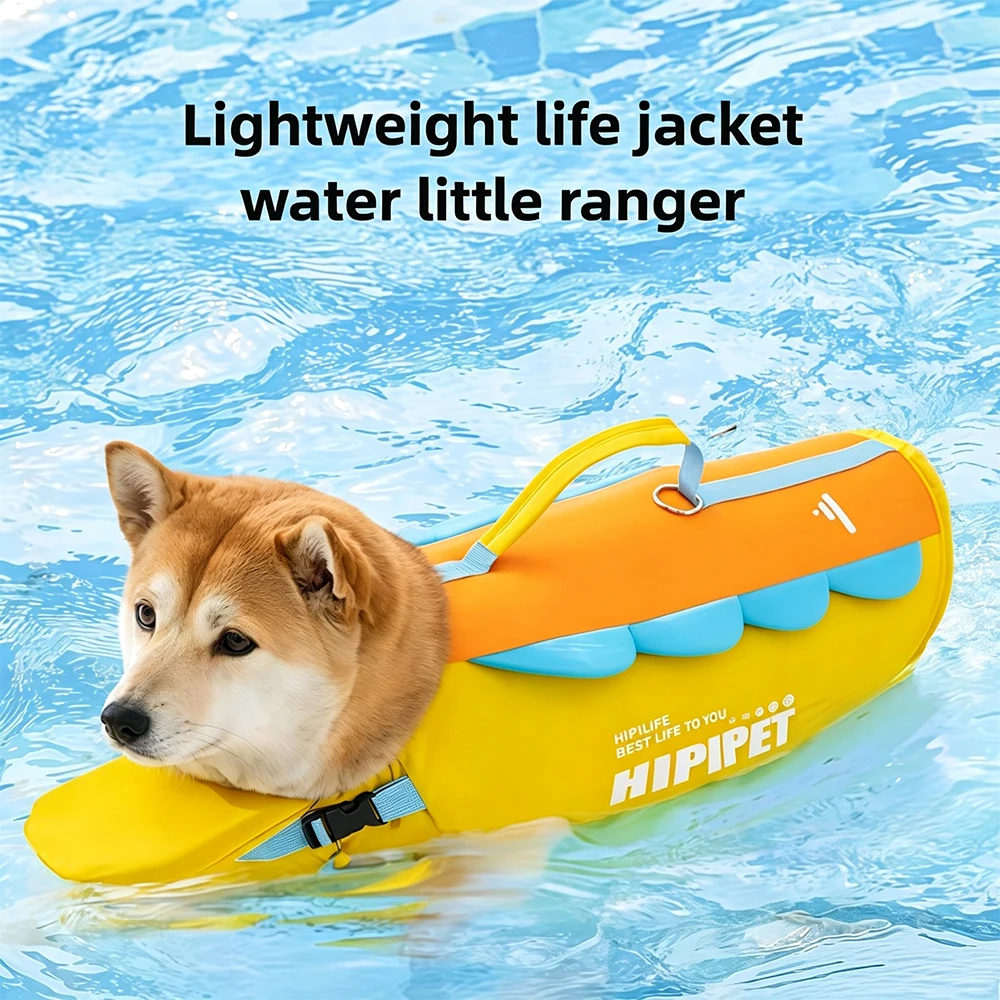 1-2 unidades de chaleco salvav - Dog Life Jacket Vest Buoyancy Handle reseña y precio