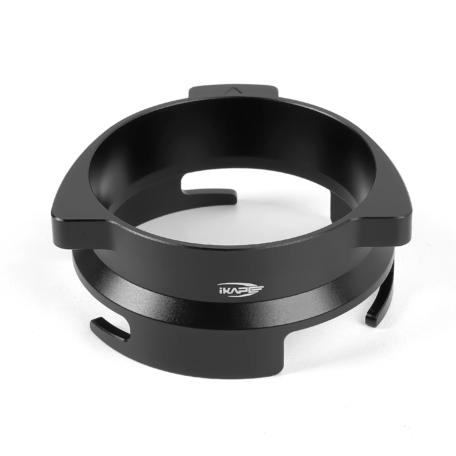 

53mm Aluminum Alloy Espresso Accessories Dosing Funnel & Ring for Breville 54mm Portafilter Barista Machines - Black